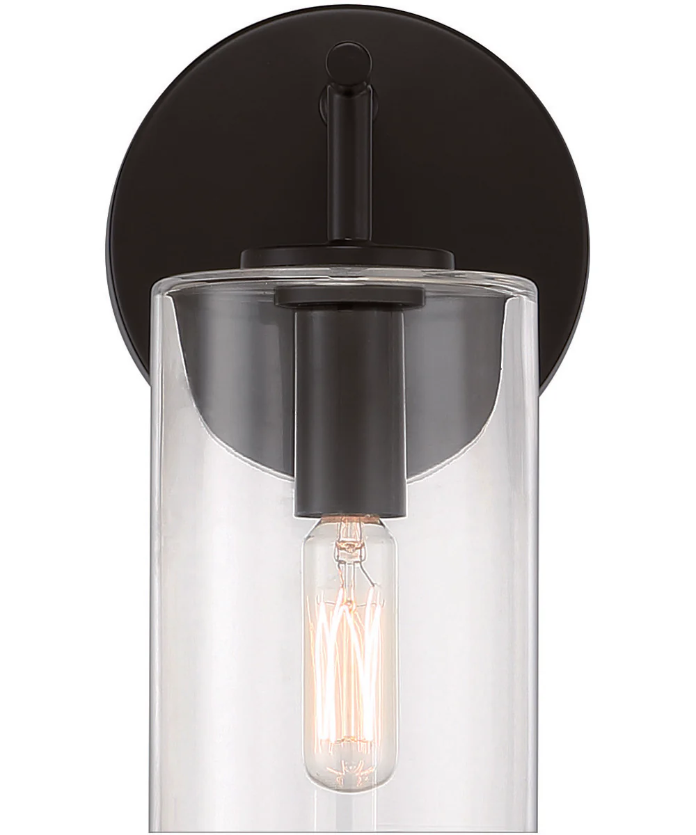 Hailie 1-Light Wall Sconce Flat Black - Image 4