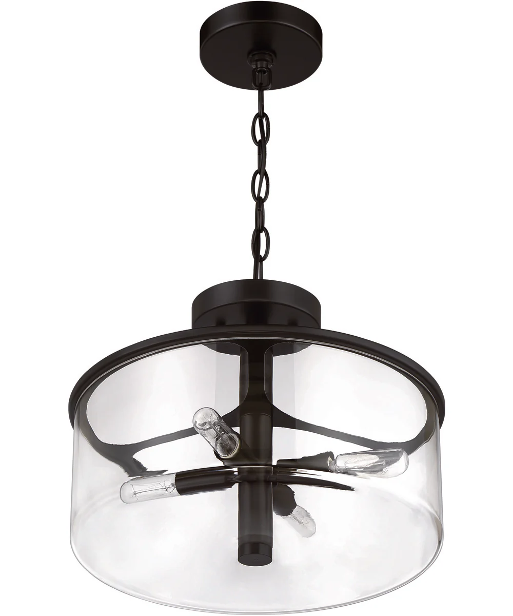 Hailie 4-Light Convertible Semi Flush Flat Black - Image 4