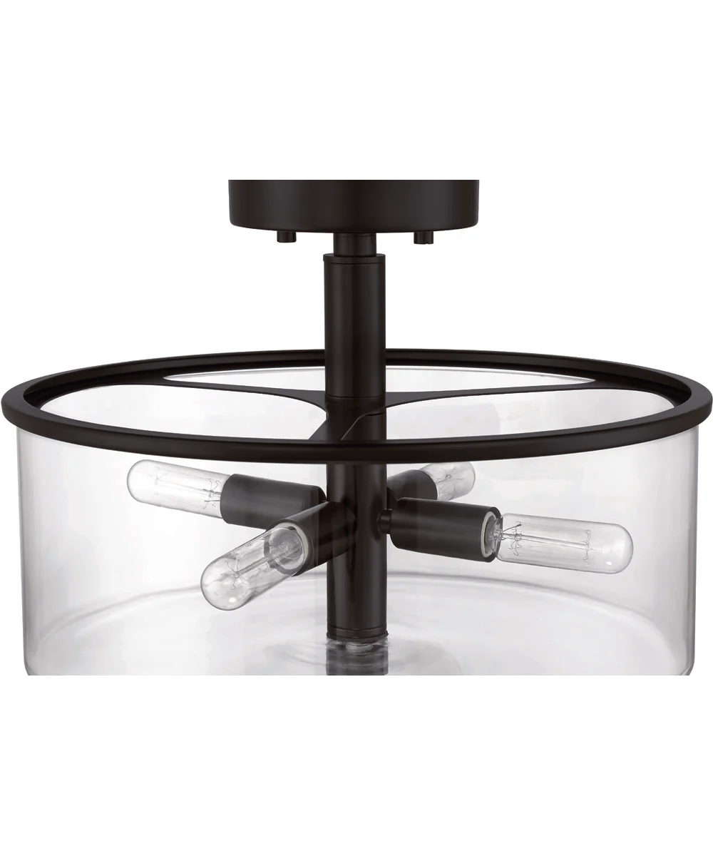 Hailie 4-Light Convertible Semi Flush Flat Black - Image 6