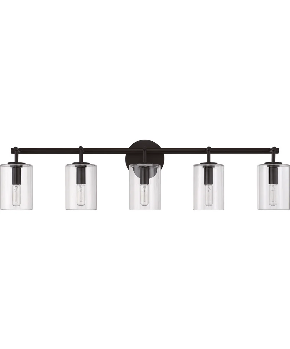 Hailie 5-Light Vanity Flat Black - Image 3