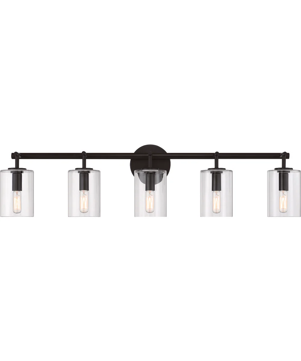 Hailie 5-Light Vanity Flat Black - Image 4
