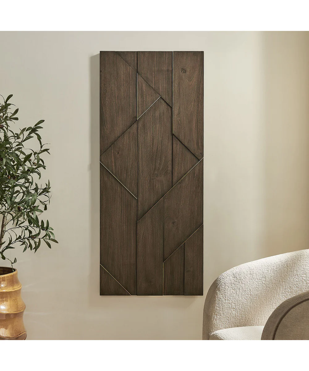 Hanoi Geometric Wood Wall Panel - Image 2