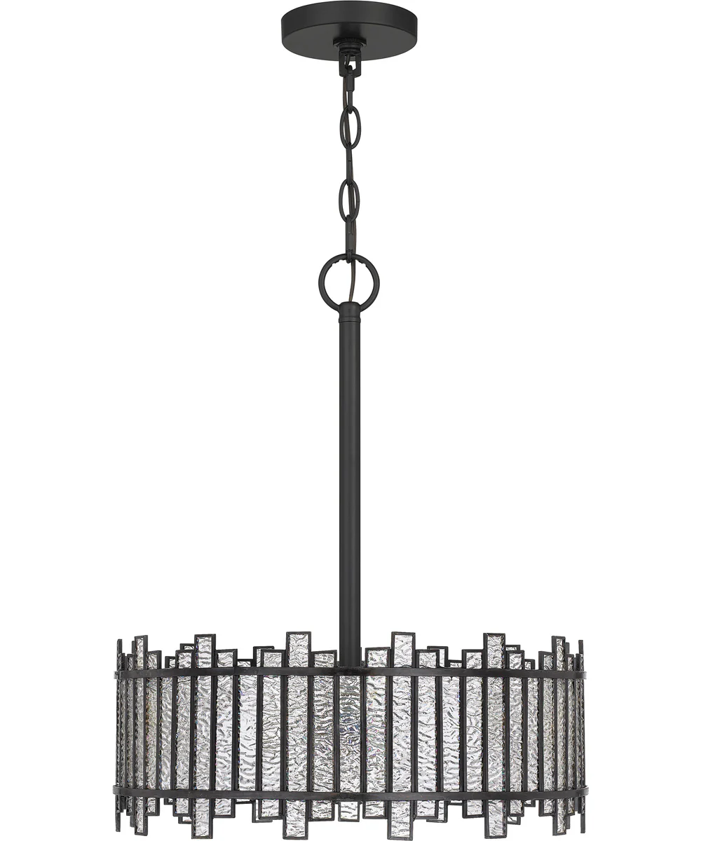 Hartman 3-light Pendant Matte Black - Image 4