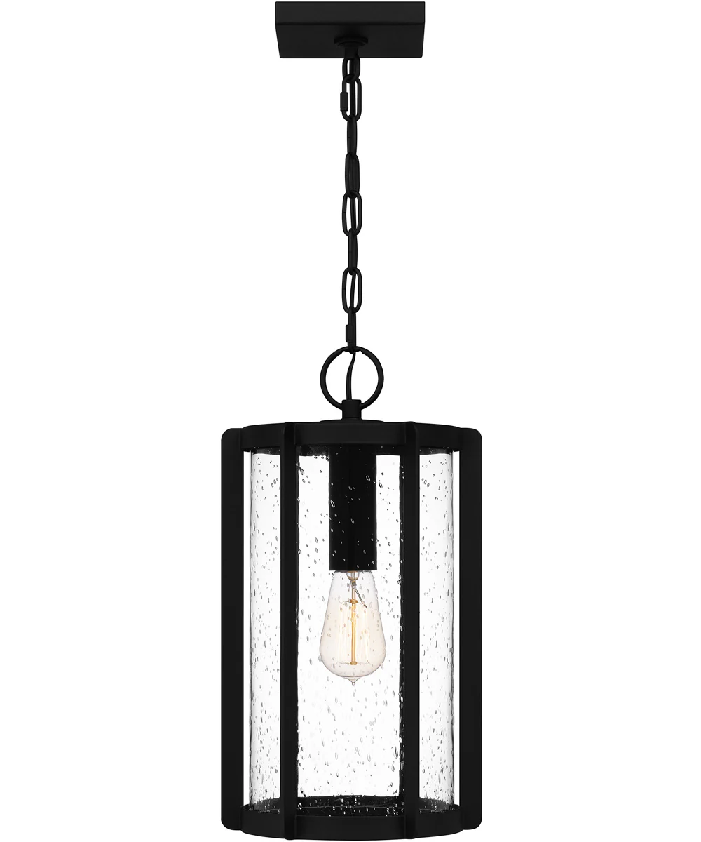 Hazel Large 1-light Outdoor Pendant Light Coastal Armour Aluminum Earth Black - Image 2