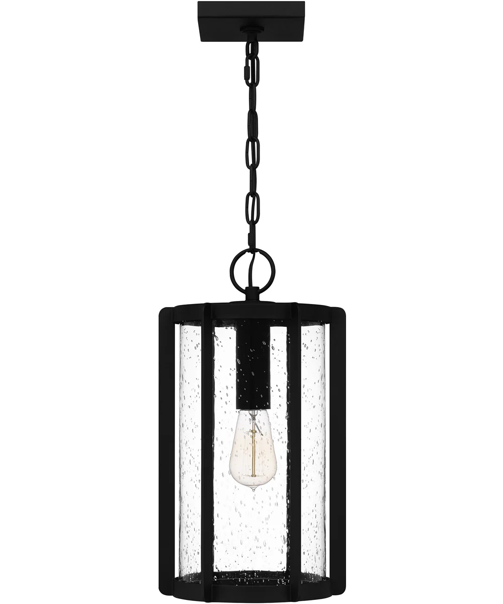 Hazel Large 1-light Outdoor Pendant Light Coastal Armour Aluminum Earth Black - Image 3