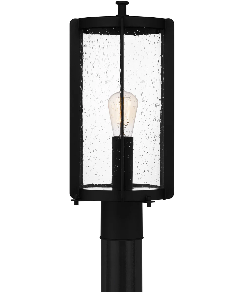 Hazel Large 1-light Outdoor Post Light Coastal Armour Aluminum Earth Black - Image 4