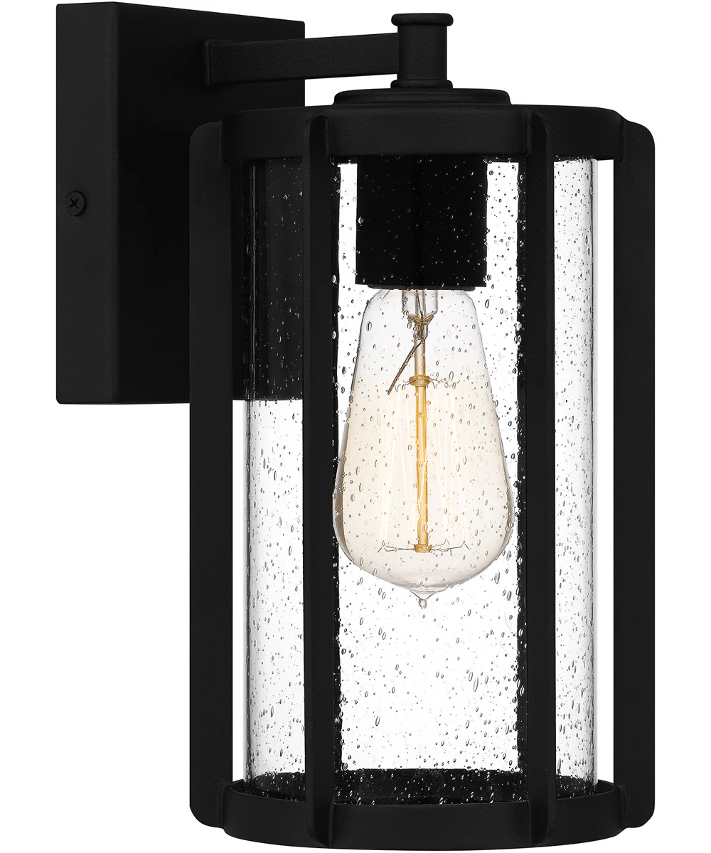Hazel Small 1-light Outdoor Wall Light Coastal Armour Aluminum Earth Black - Image 2