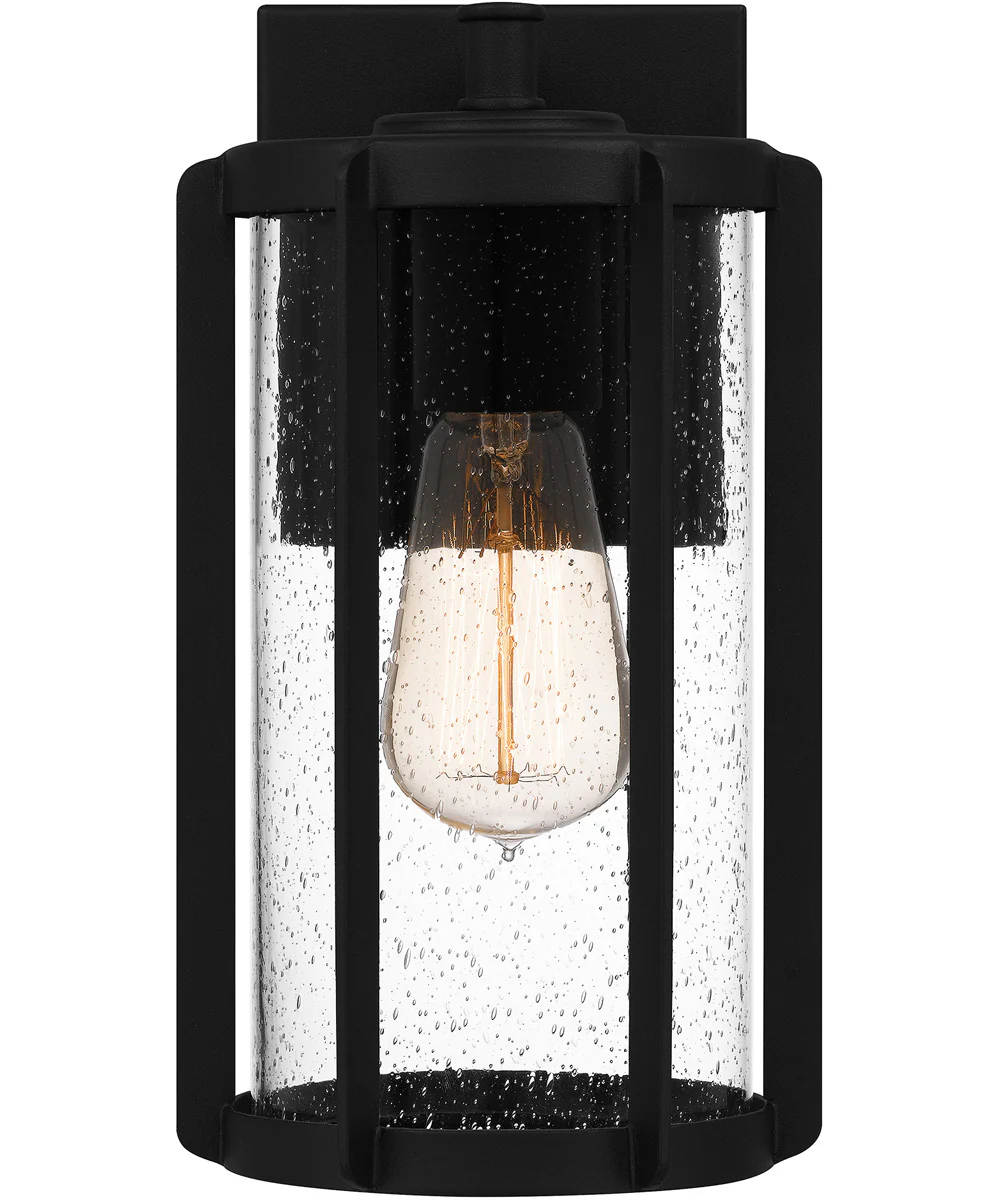 Hazel Small 1-light Outdoor Wall Light Coastal Armour Aluminum Earth Black - Image 4