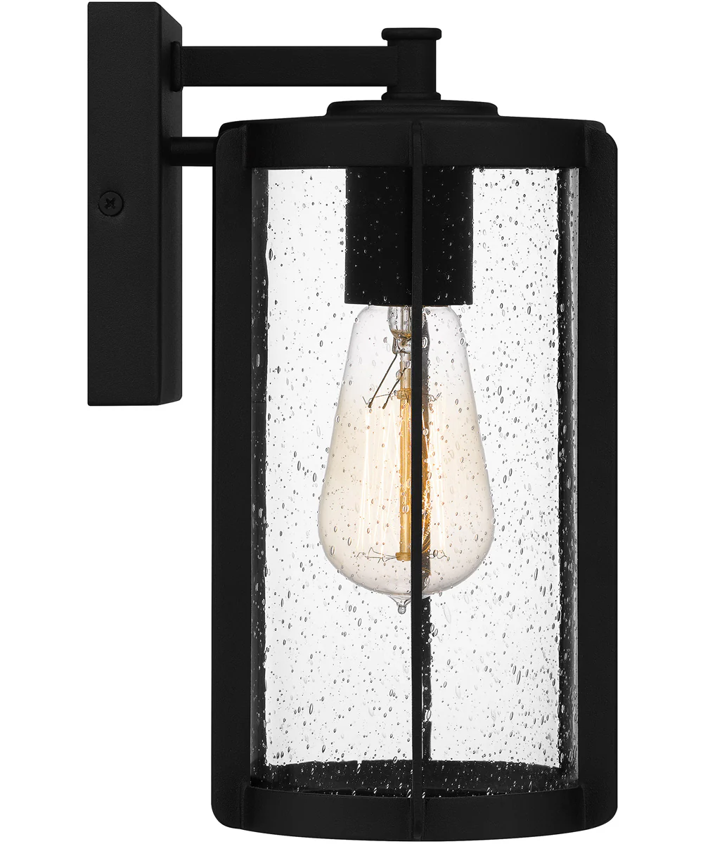 Hazel Small 1-light Outdoor Wall Light Coastal Armour Aluminum Earth Black - Image 5