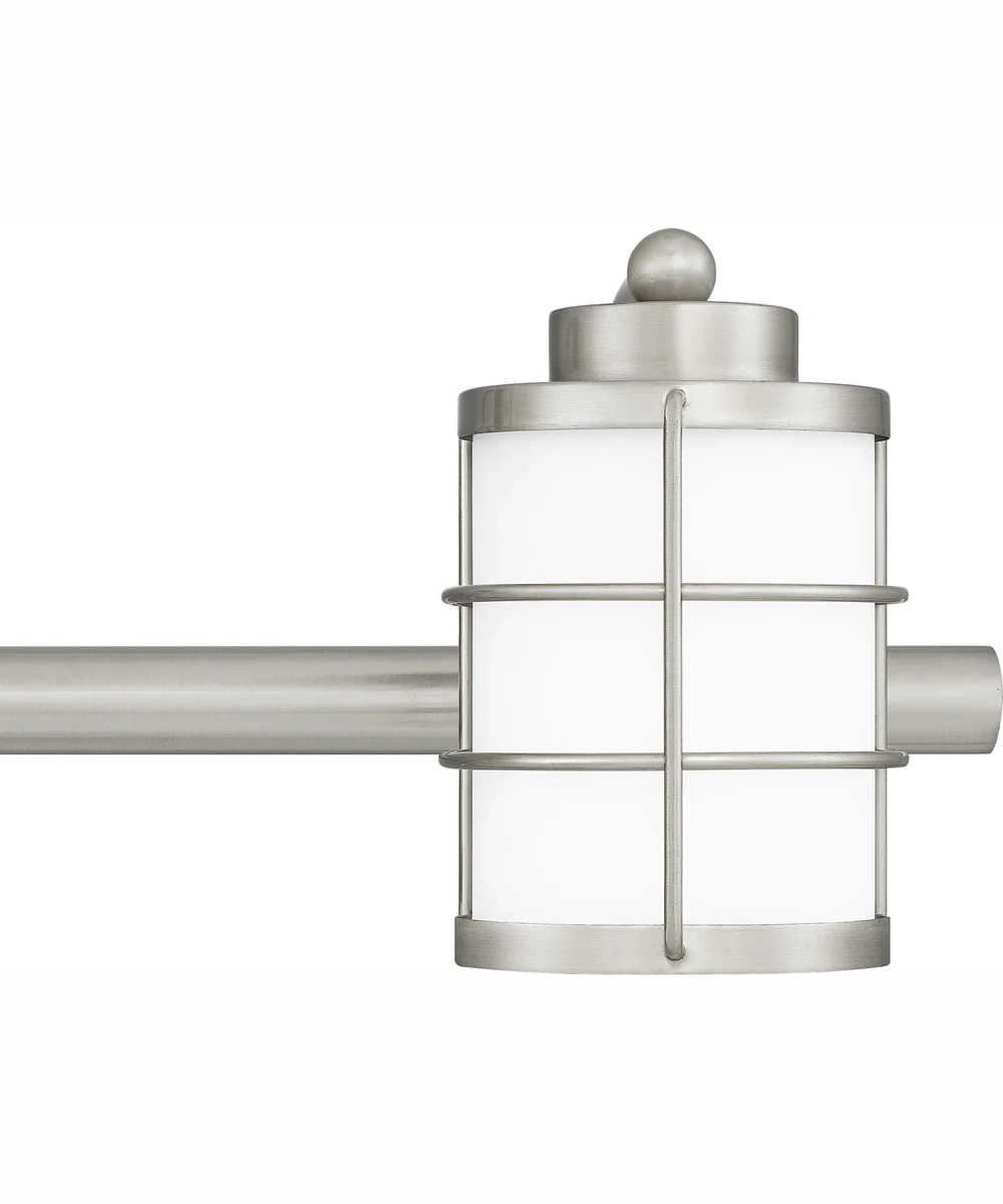 Hazlett Extra Large 4-light Bath Light Brushed Nickel - Image 6