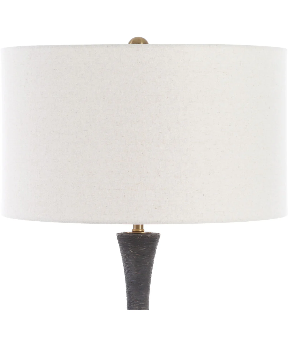 Helston Dark Charcoal Table Lamp - Image 5
