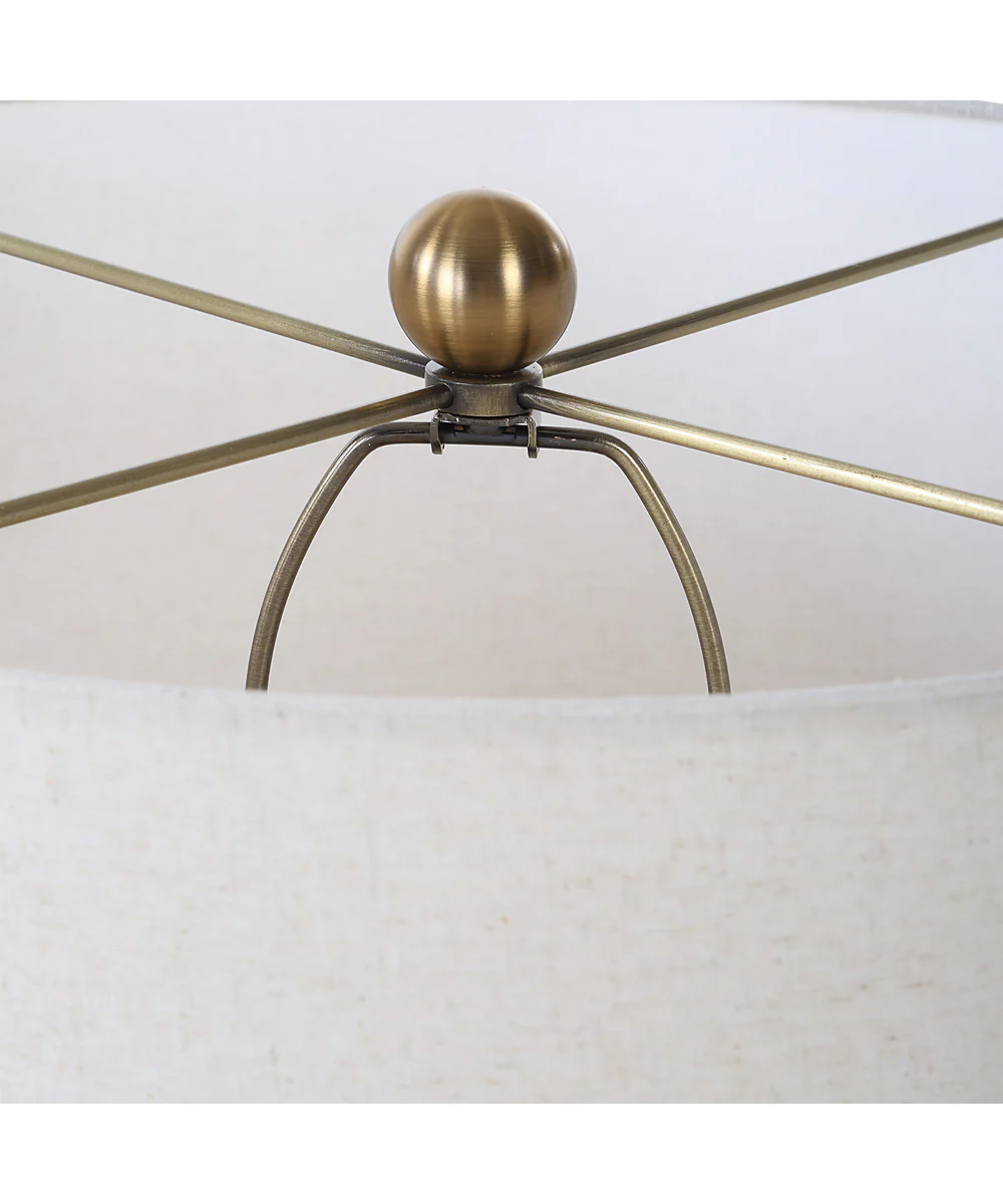 Helston Dark Charcoal Table Lamp - Image 6