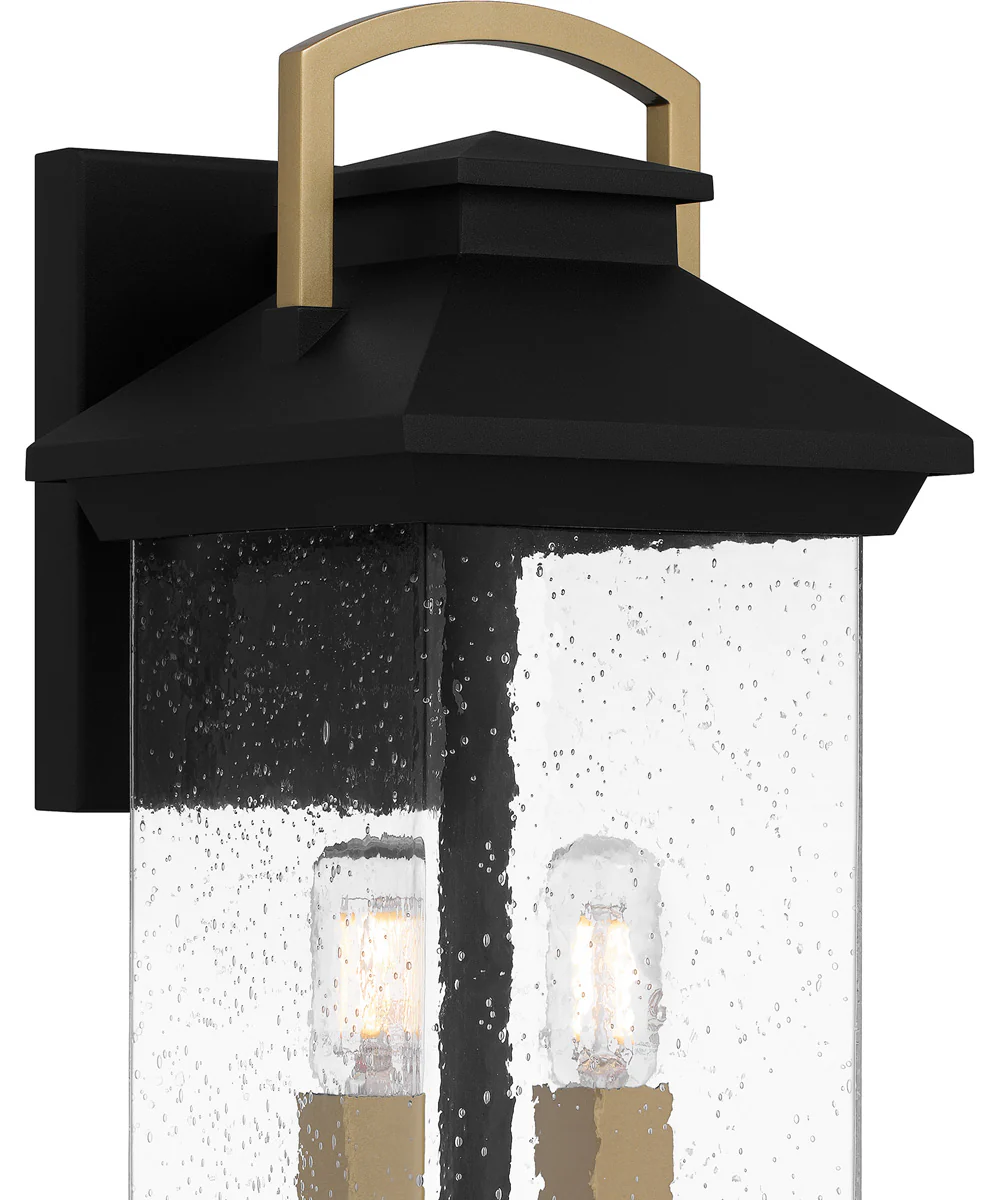 Henderson Medium 2-light Outdoor Wall Light Coastal Armour Aluminum Earth Black - Image 5