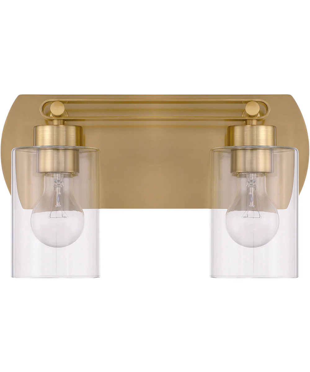 Hendrix 2-Light Lighting Satin Brass - Image 3