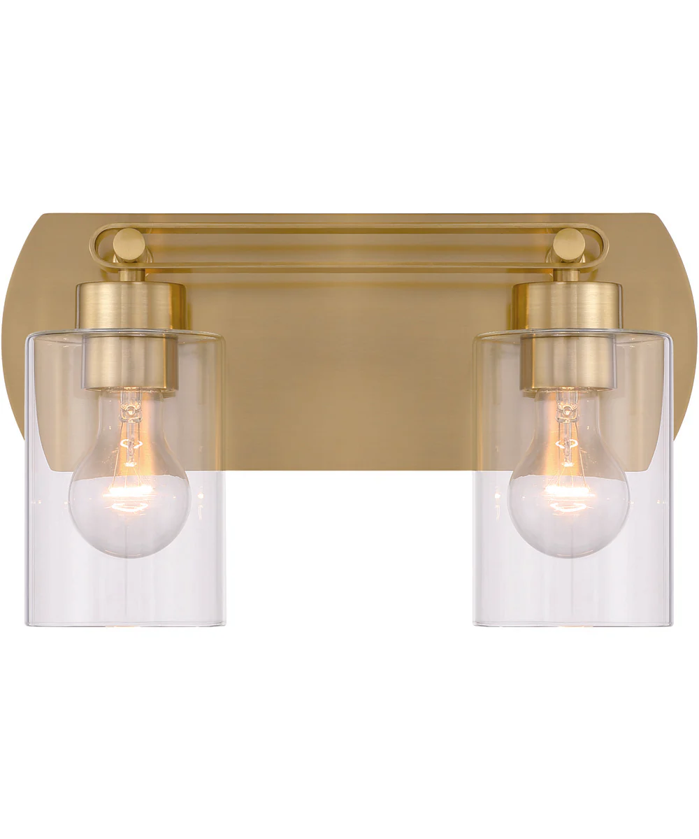 Hendrix 2-Light Lighting Satin Brass - Image 4