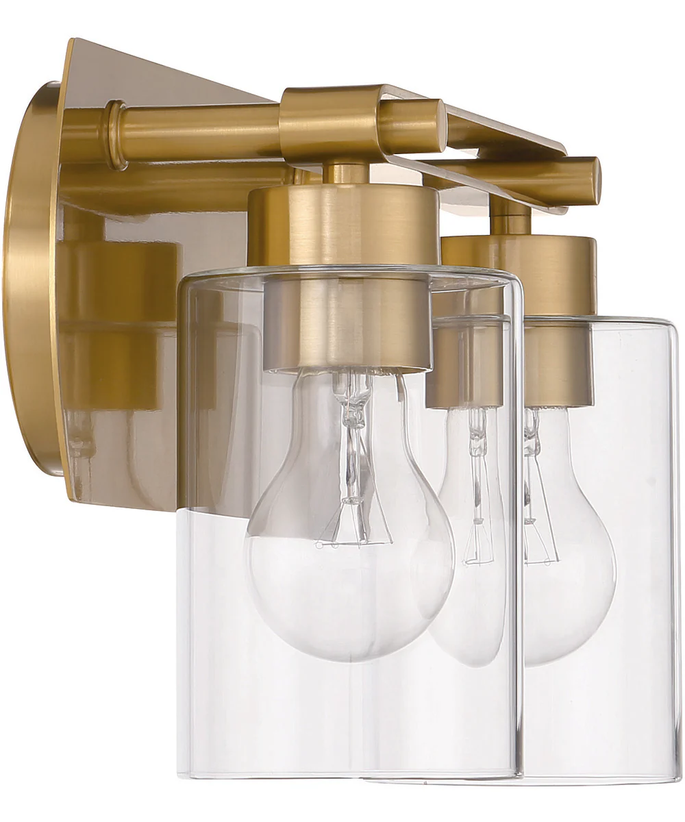 Hendrix 2-Light Lighting Satin Brass - Image 5