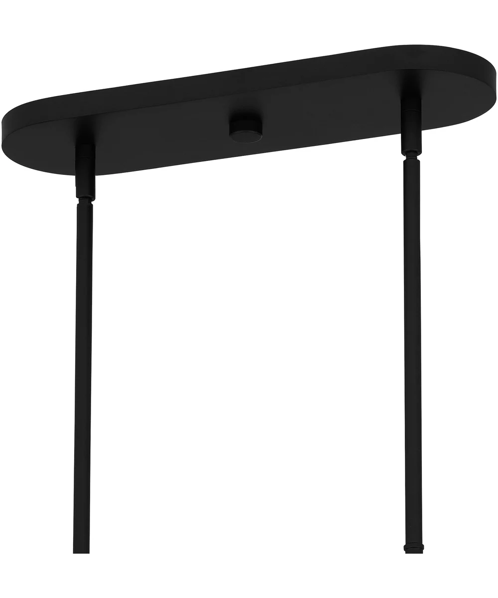 Hendrix Medium 9-light Island Light Matte Black - Image 7