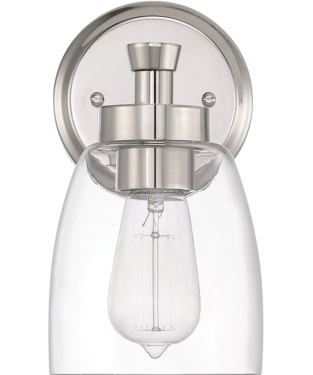 Henning 1-Light Wall Sconce Polished Nickel - Image 3