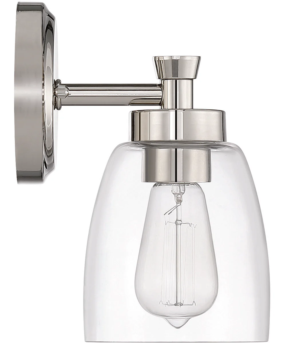 Henning 1-Light Wall Sconce Polished Nickel - Image 5