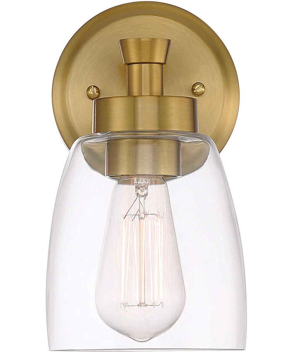 Henning 1-Light Wall Sconce Satin Brass - Image 4