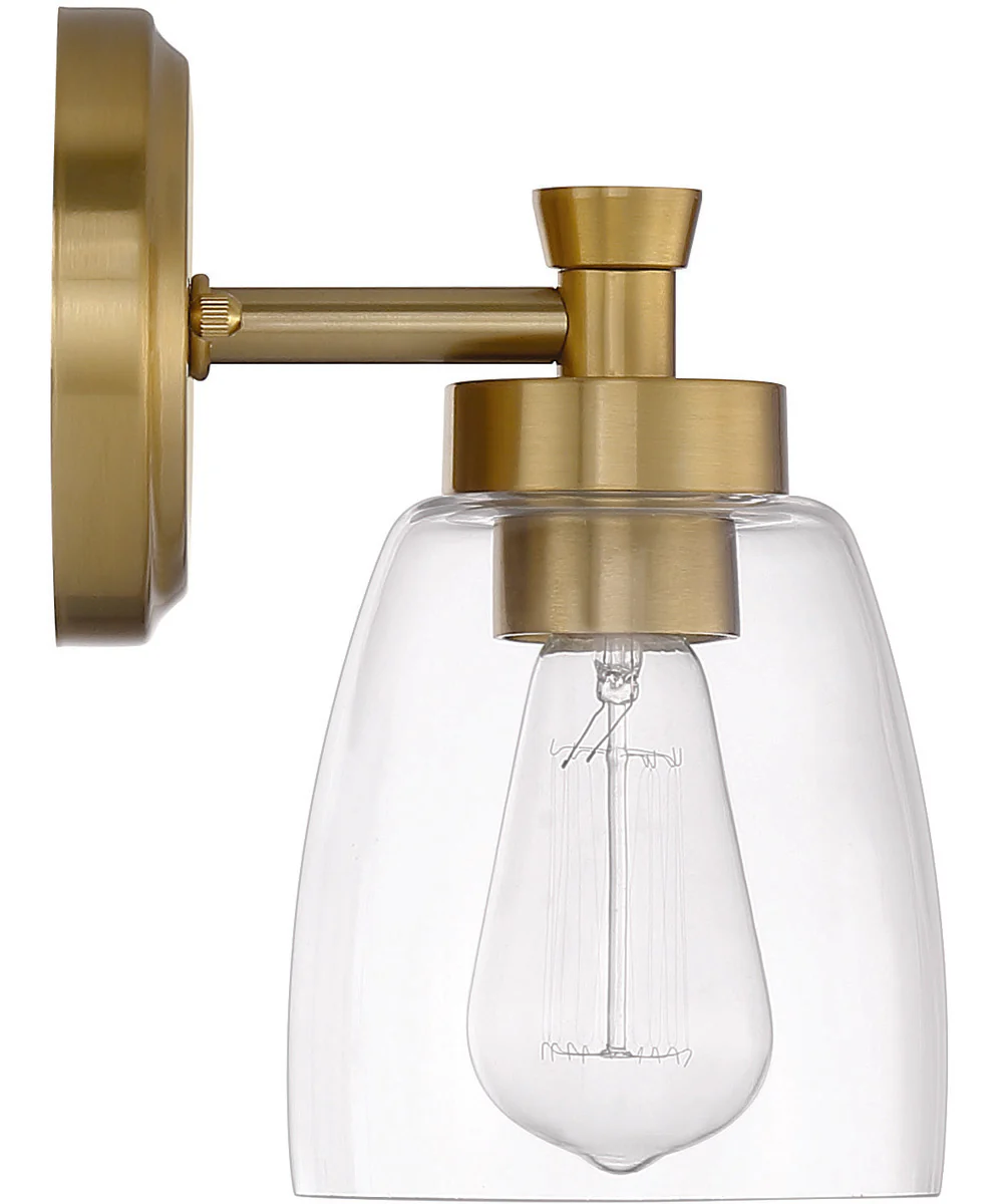 Henning 1-Light Wall Sconce Satin Brass - Image 5