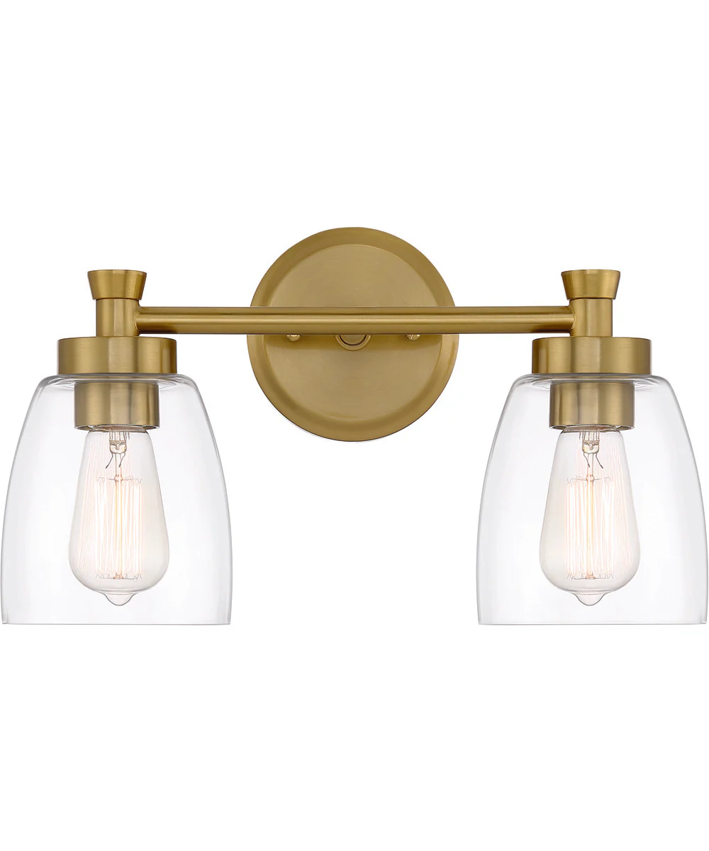 Henning 2-Light Vanity Satin Brass - Image 4