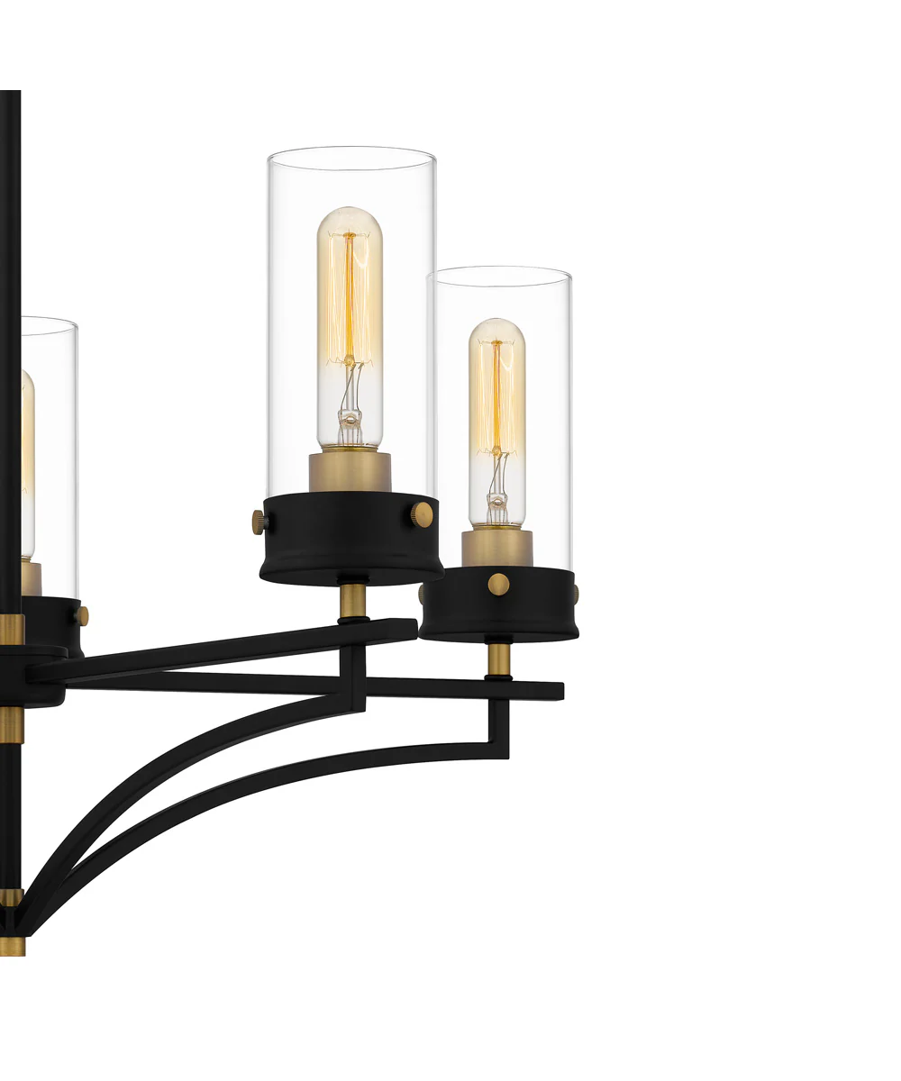 Hillside 5-light Chandelier Matte Black - Image 5