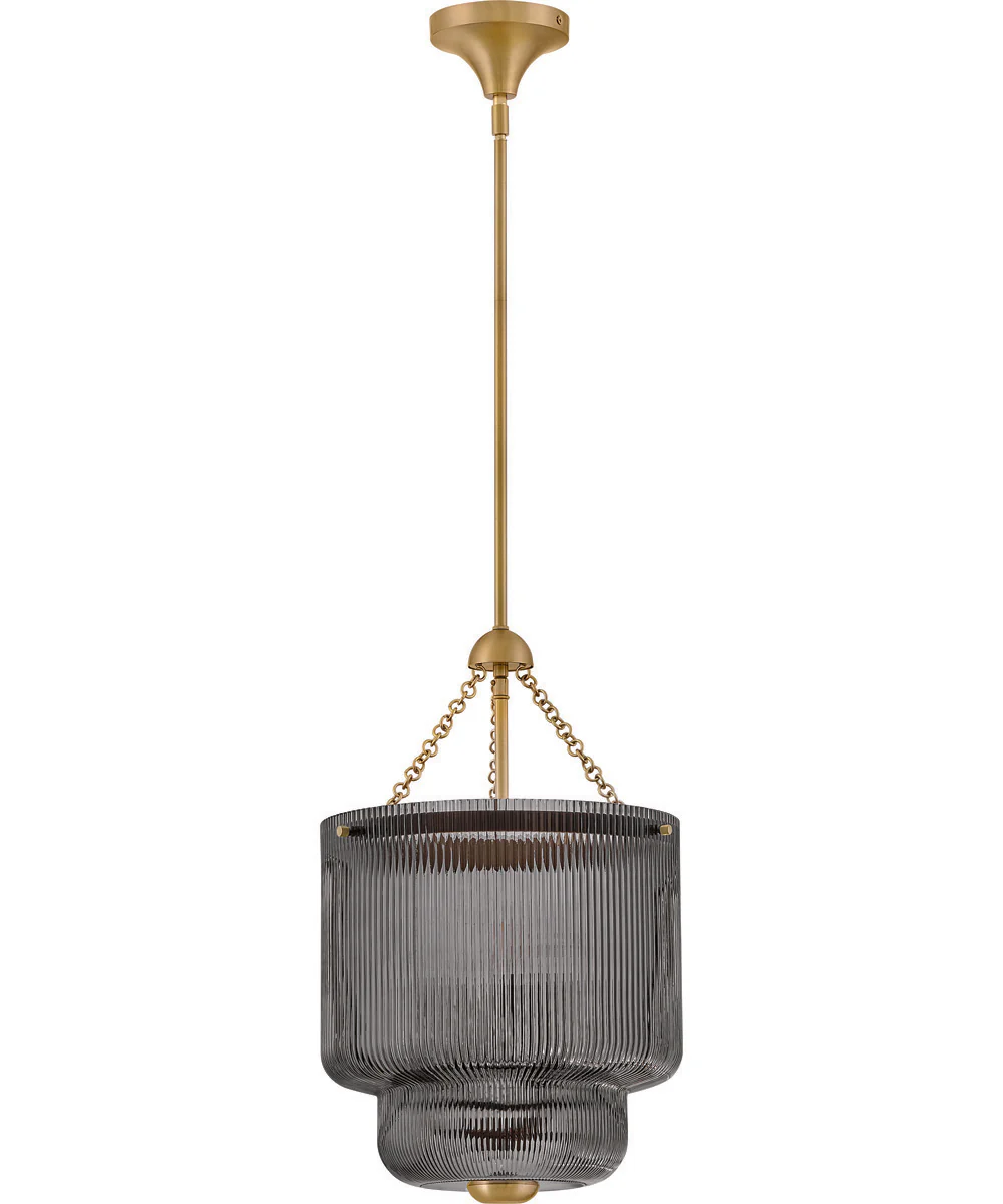 Adella 4-Light Medium Pendant in Lacquered Brass - Image 2