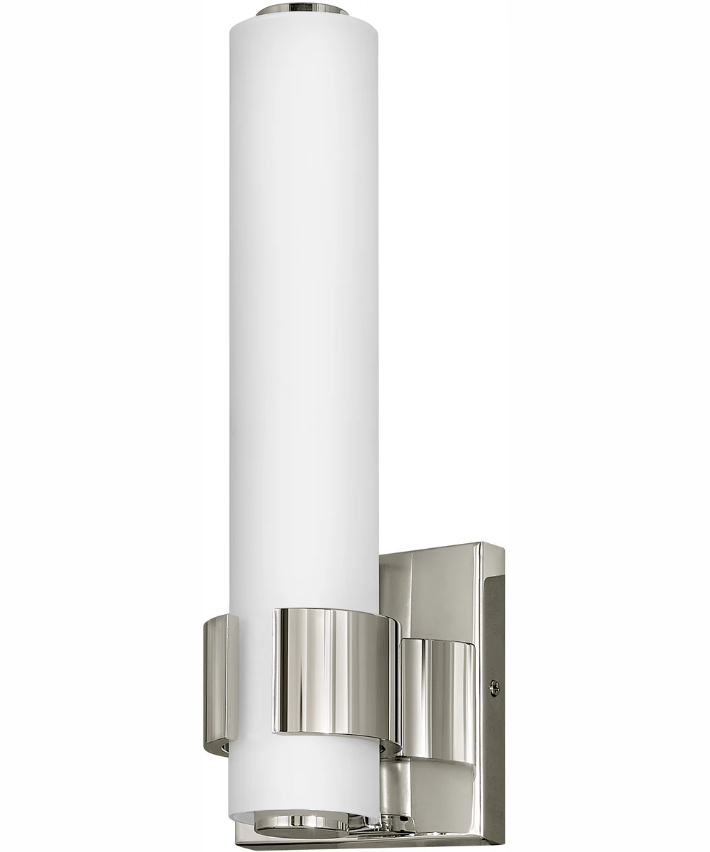 Aiden LED-Light Small LED Sconce in Polished Nickel - Image 4