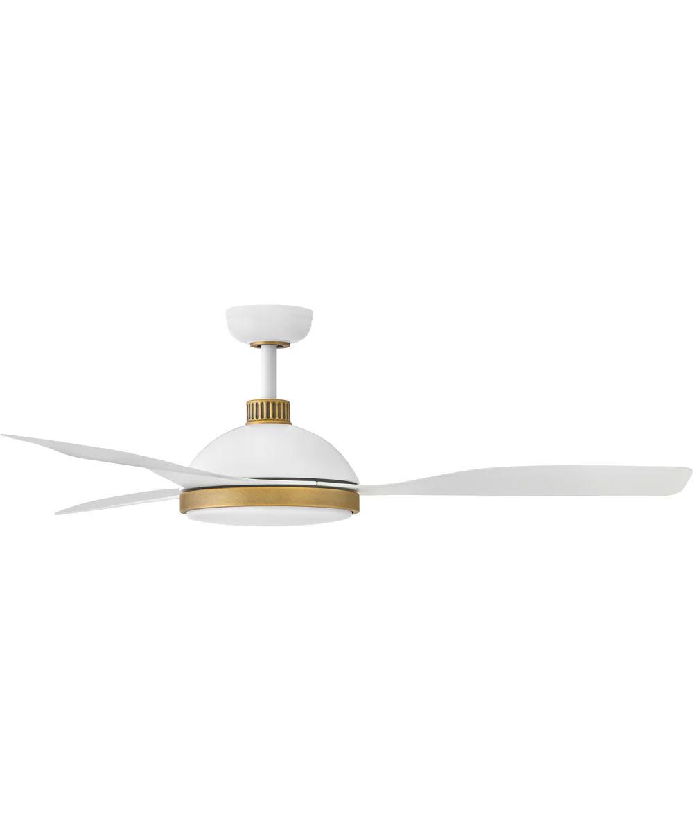 Alba 56" LED Smart Fan Matte White - Image 2