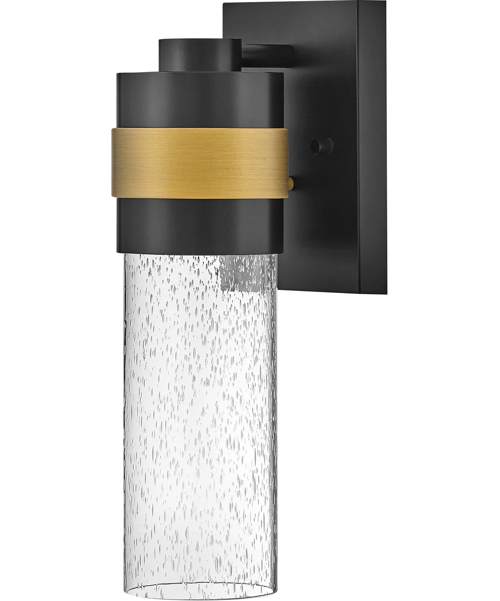 Albie 1-Light Small Wall Mount Lantern in Black - Image 2