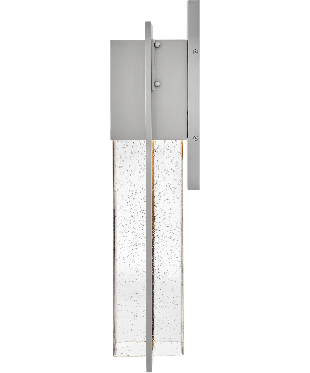 Alex 1-Light Large Wall Mount Lantern in Antique Brushed Aluminum - Image 3