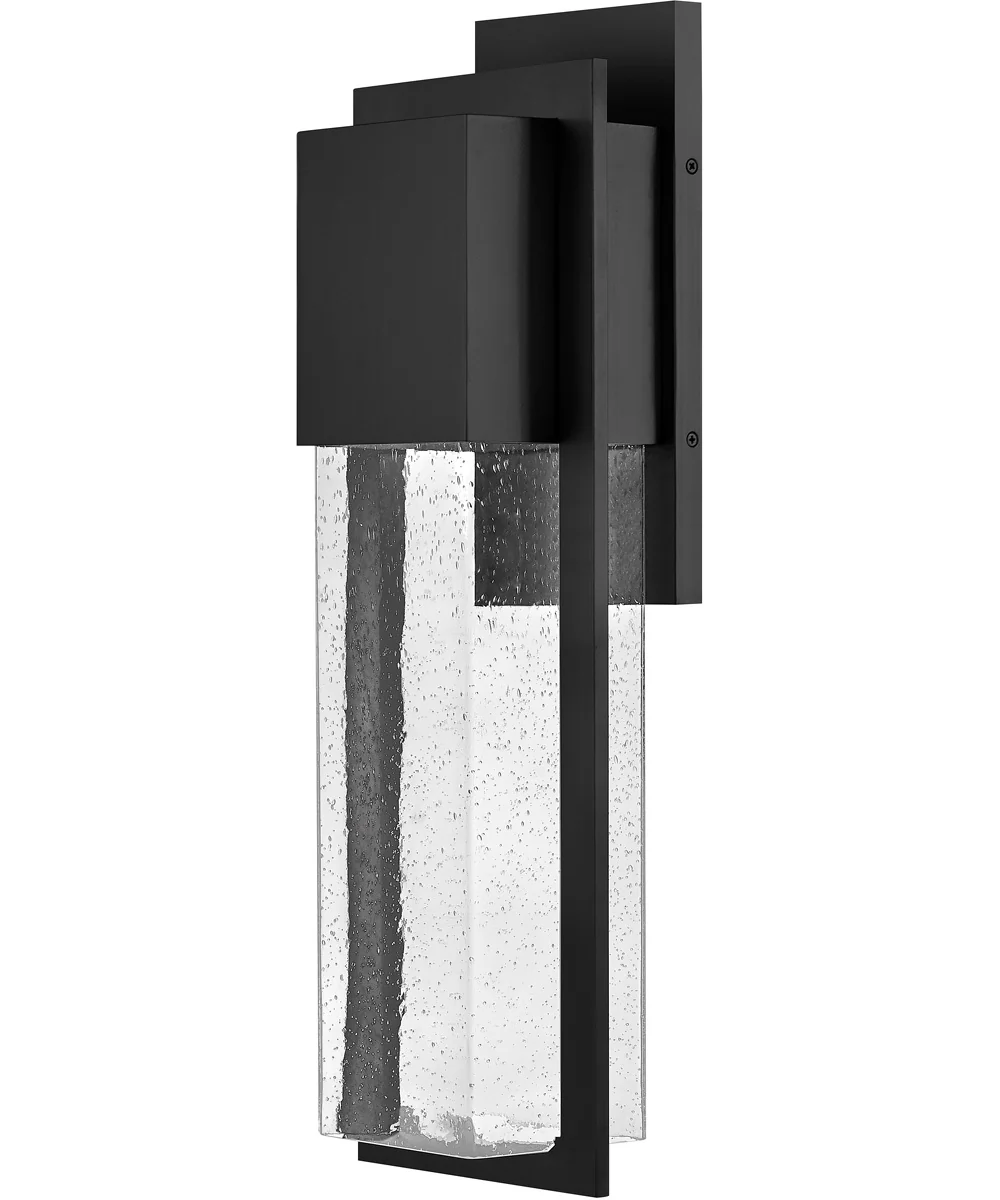 Alex 1-Light Large Wall Mount Lantern in Black - Image 2