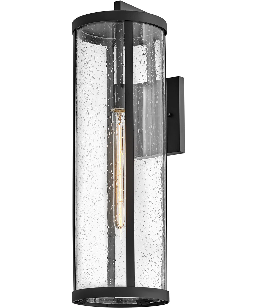 Alfie 1-Light Large Wall Mount Lantern in Black - Image 8
