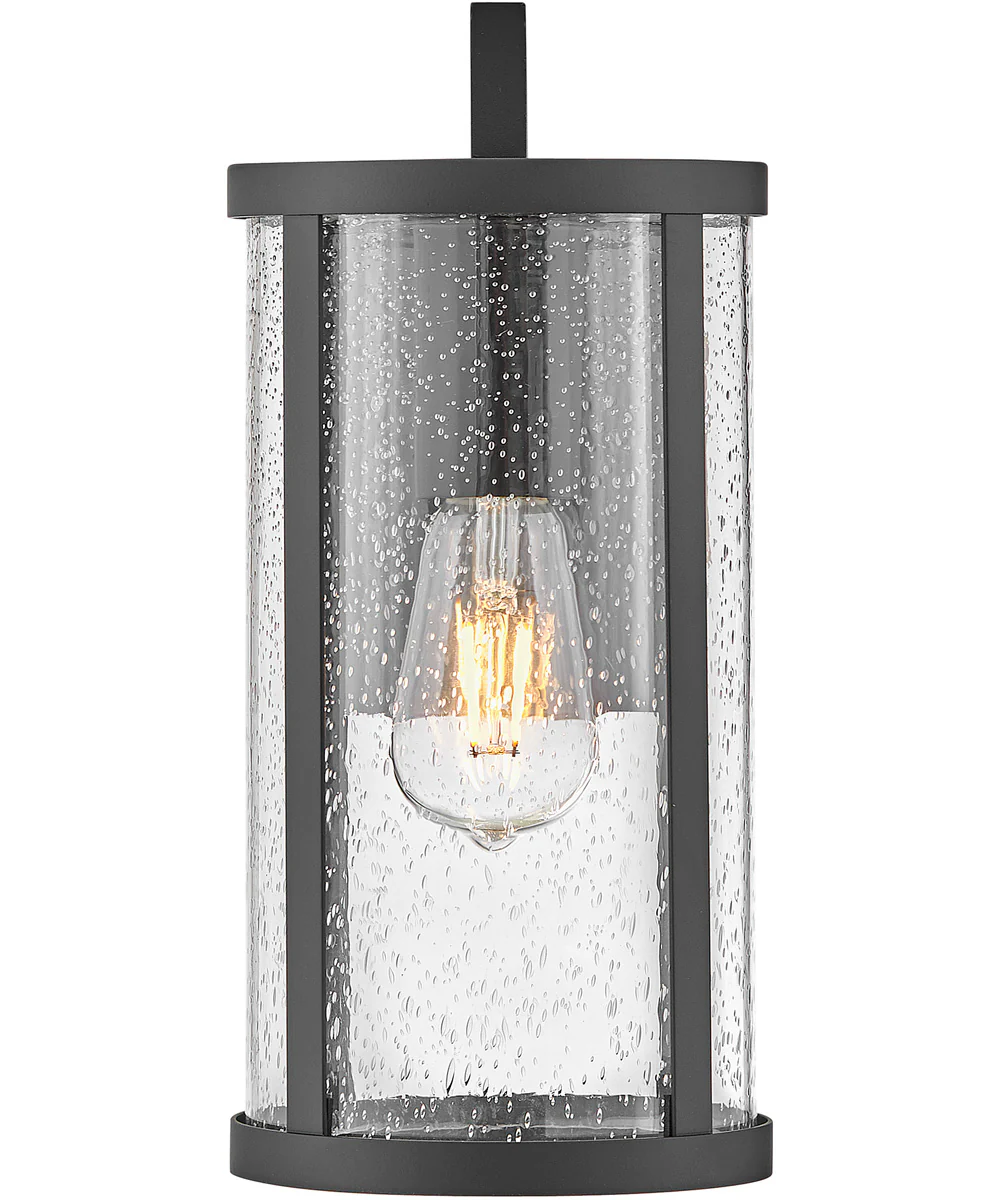 Alfie 1-Light Small Wall Mount Lantern in Black - Image 5