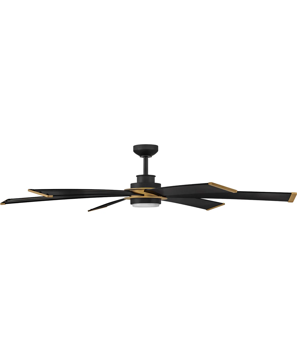 Andros 64" LED Smart Fan Matte Black - Image 3