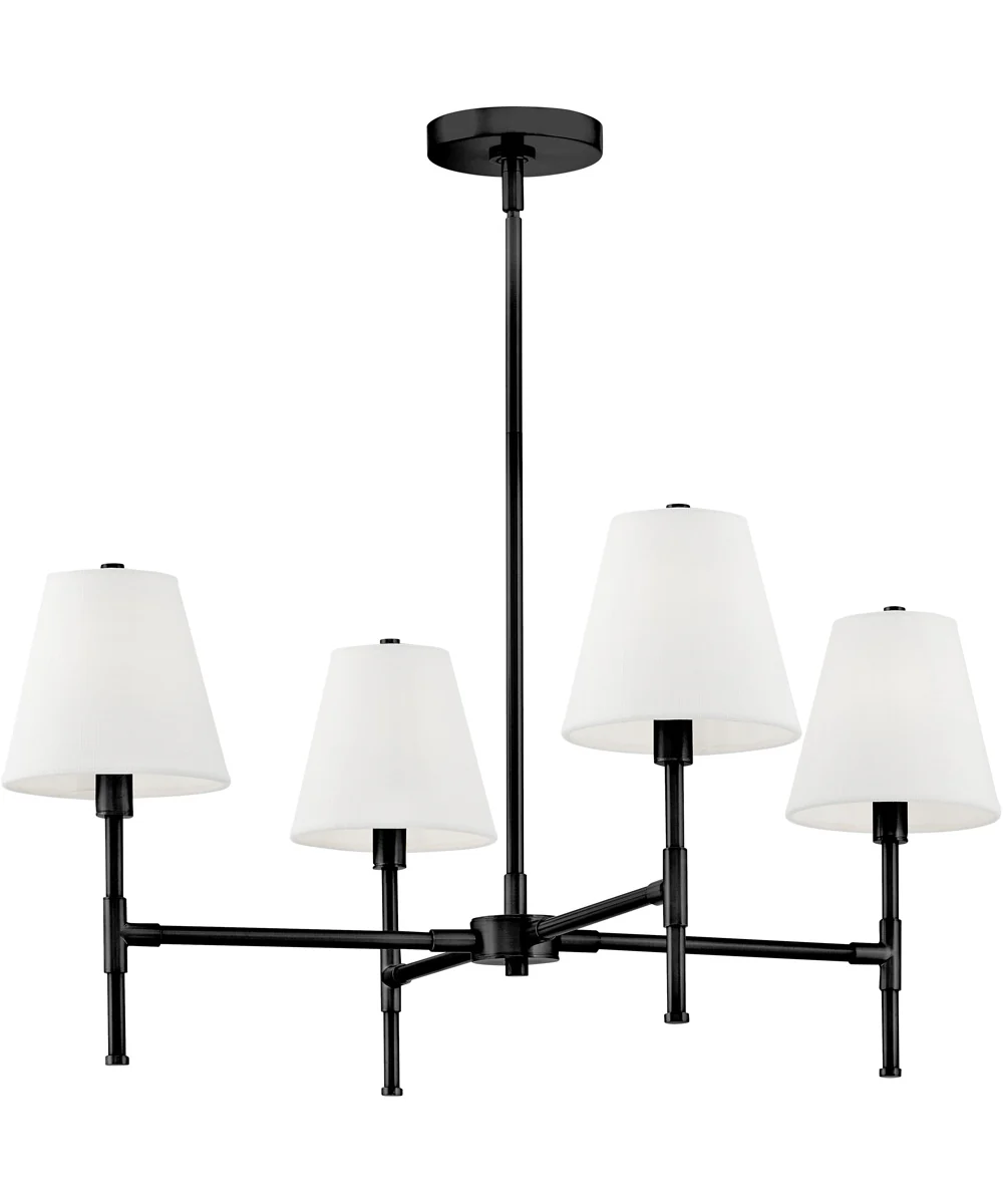 Beale 4-Light Medium Single Tier in Black - Image 3
