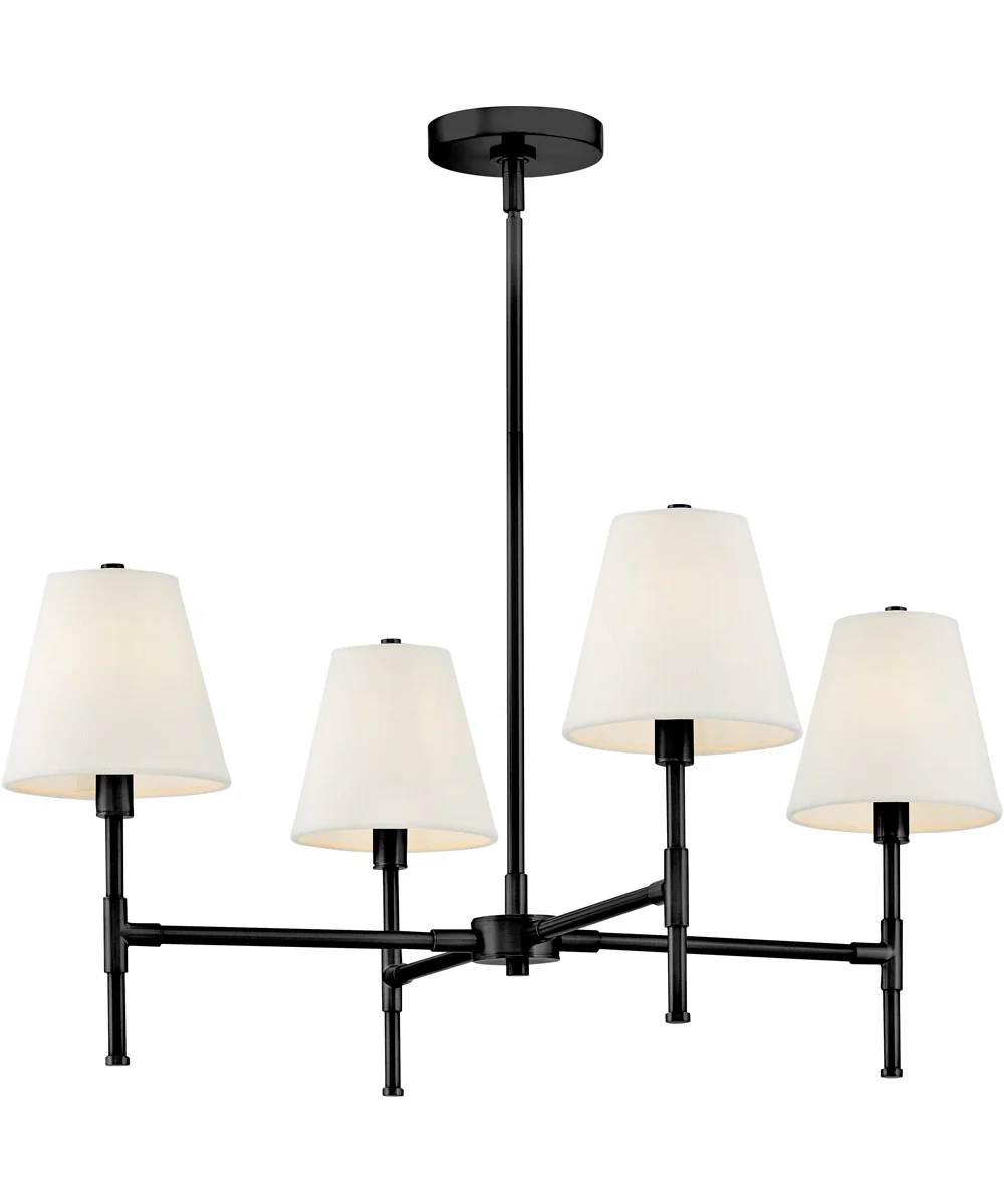Beale 4-Light Medium Single Tier in Black - Image 4