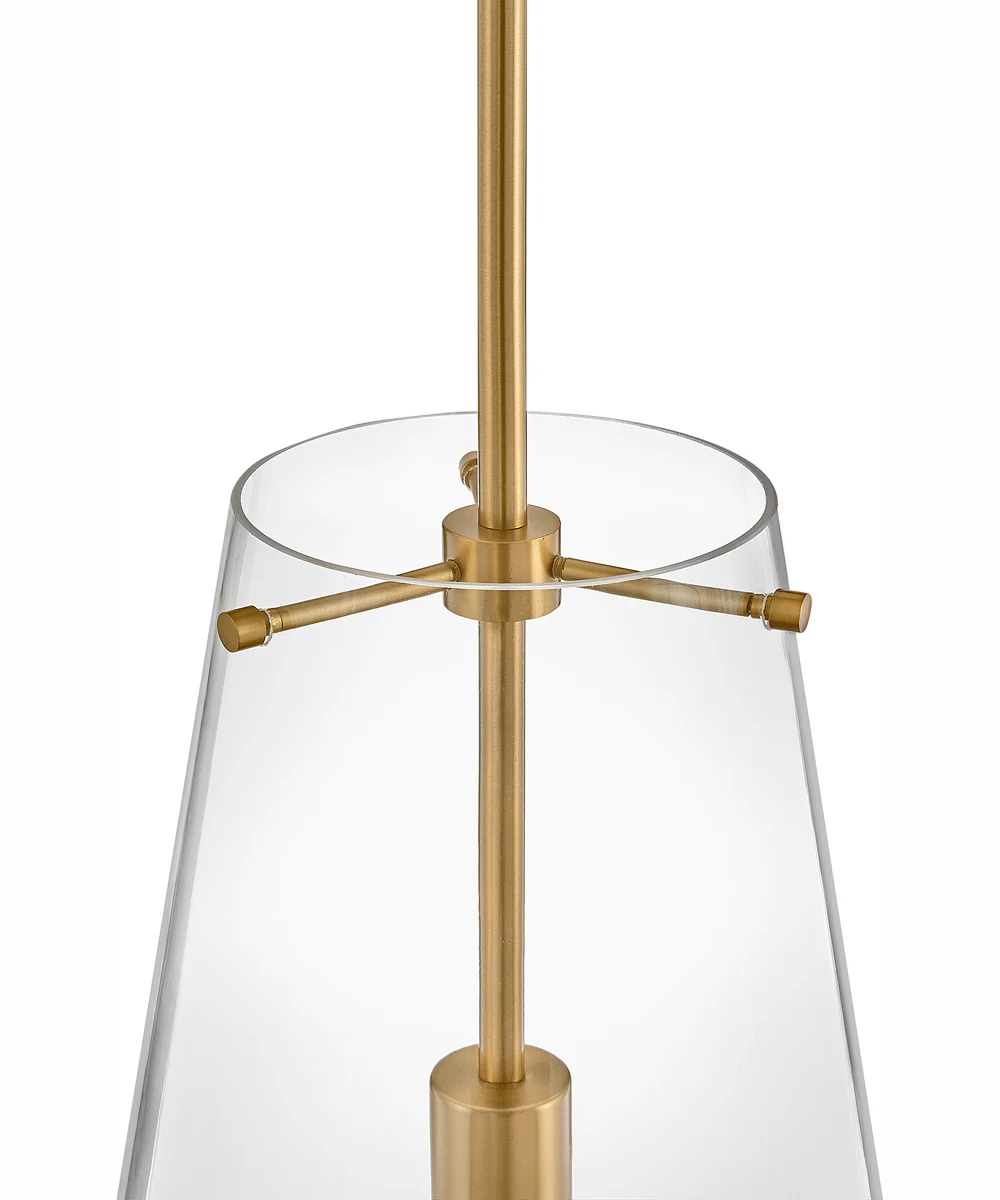 Beck 1-Light Small Pendant in Lacquered Brass - Image 5