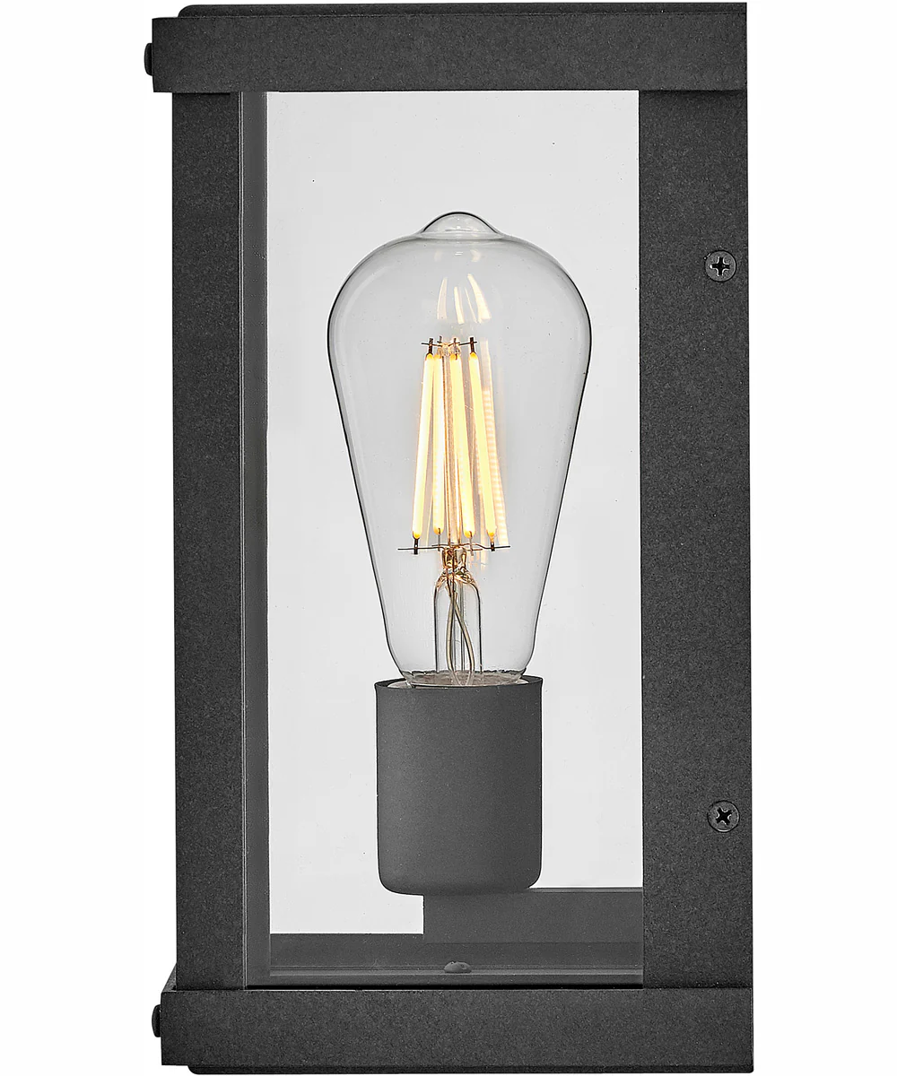 Beckham 1-Light Extra Small Wall Mount Lantern in Aged Zinc - Image 6
