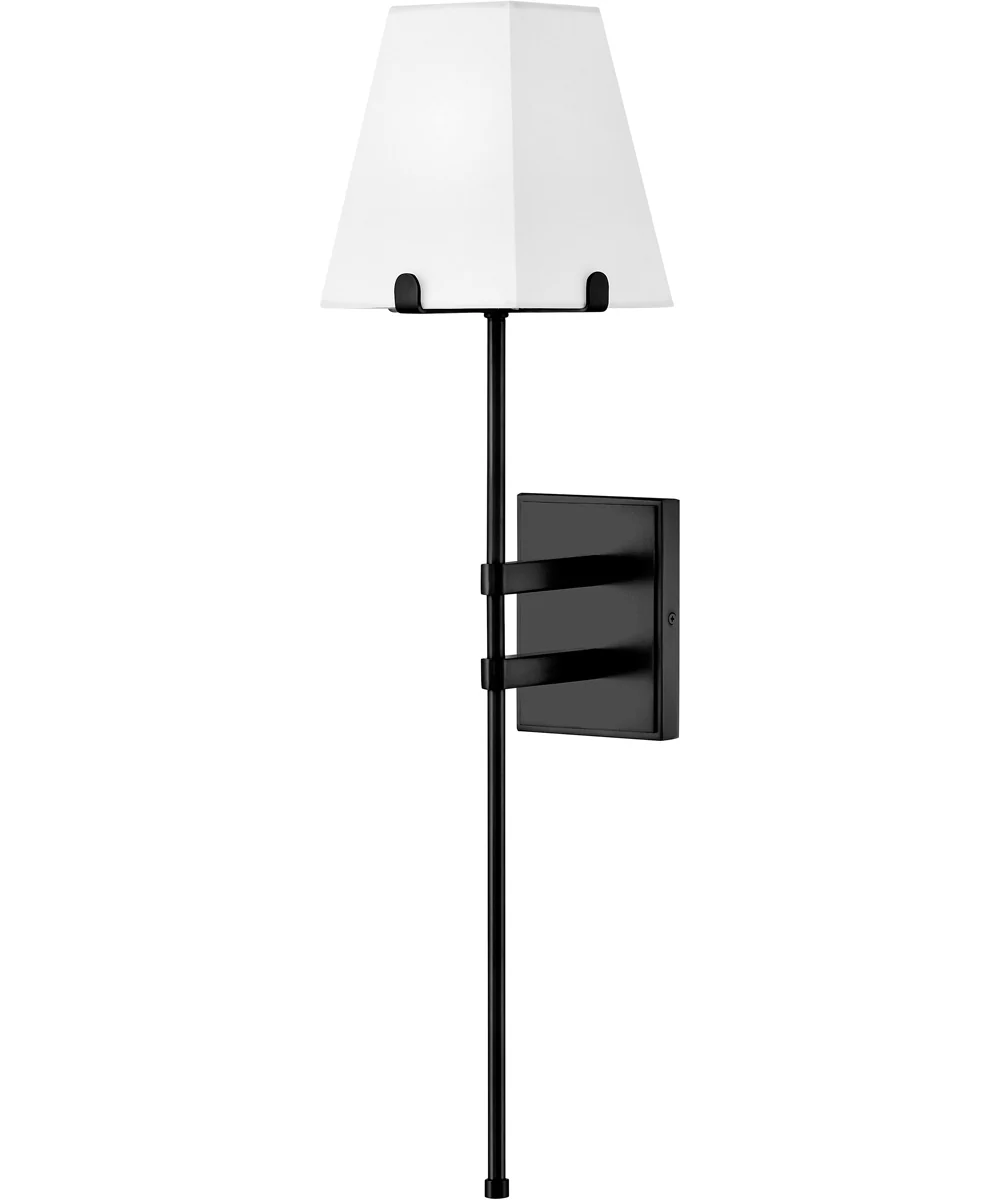 Benton 1-Light Large Single Light Sconce in Black - Image 2