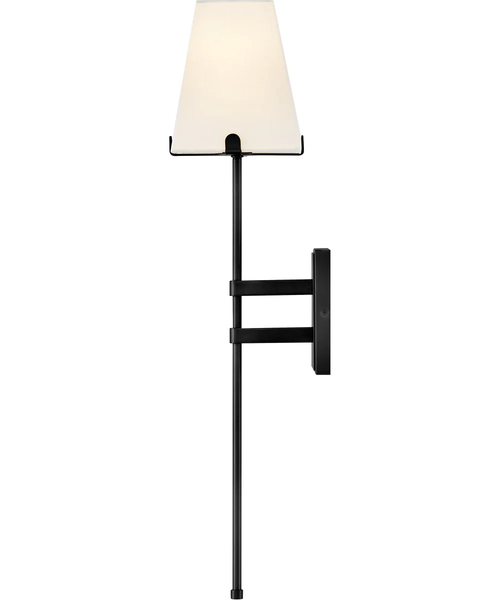 Benton 1-Light Large Single Light Sconce in Black - Image 4
