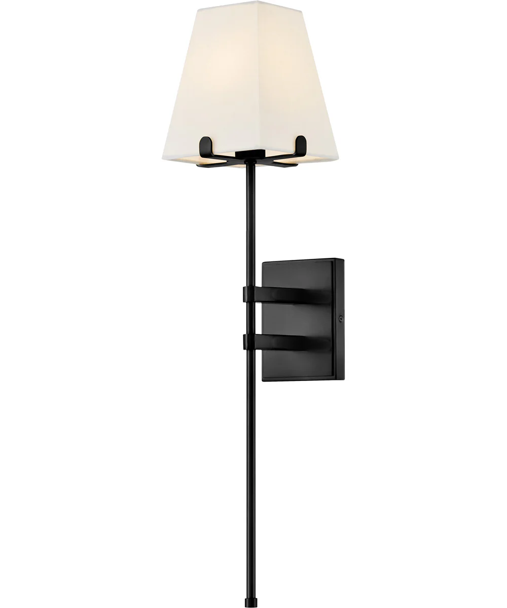 Benton 1-Light Large Single Light Sconce in Black - Image 5