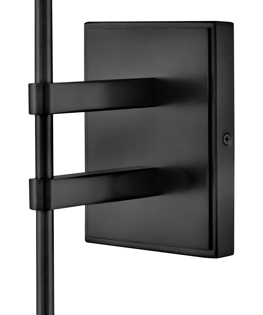 Benton 1-Light Large Single Light Sconce in Black - Image 7