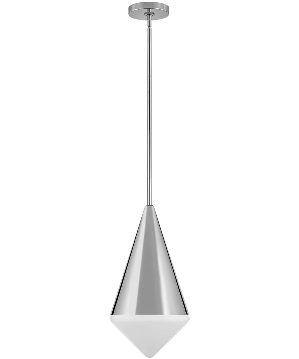 Betty 1-Light Small Pendant in Polished Nickel - Image 3