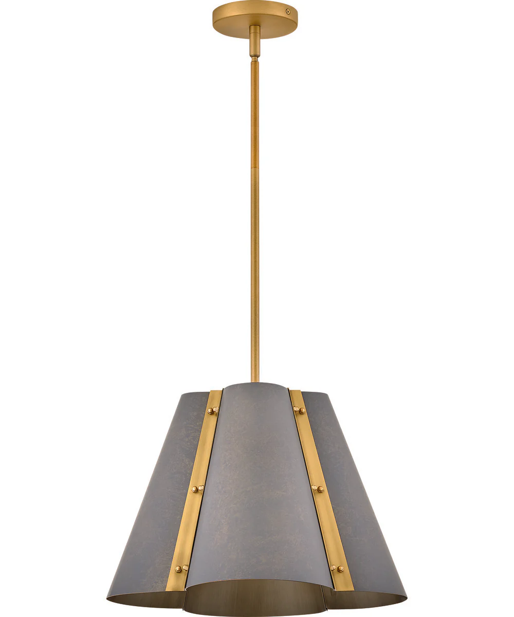 Bowman 1-Light Medium Pendant in Slate Bronze - Image 2