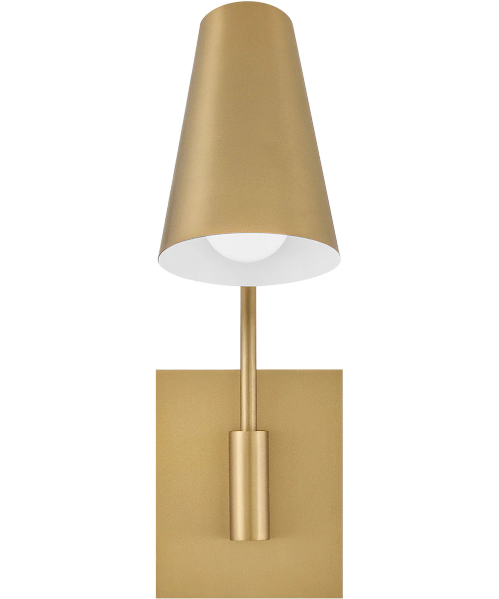 Bray 1-Light Medium Swing Arm Single Light Sconce in Lacquered Brass - Image 5
