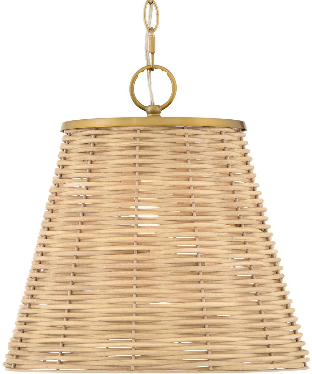 Brynn 1-Light Medium Pendant in Lacquered Brass - Image 6