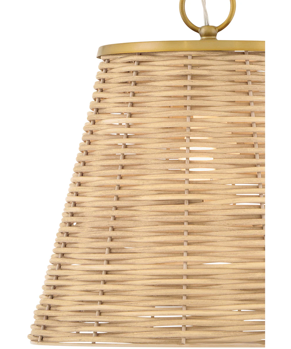 Brynn 1-Light Medium Pendant in Lacquered Brass - Image 7