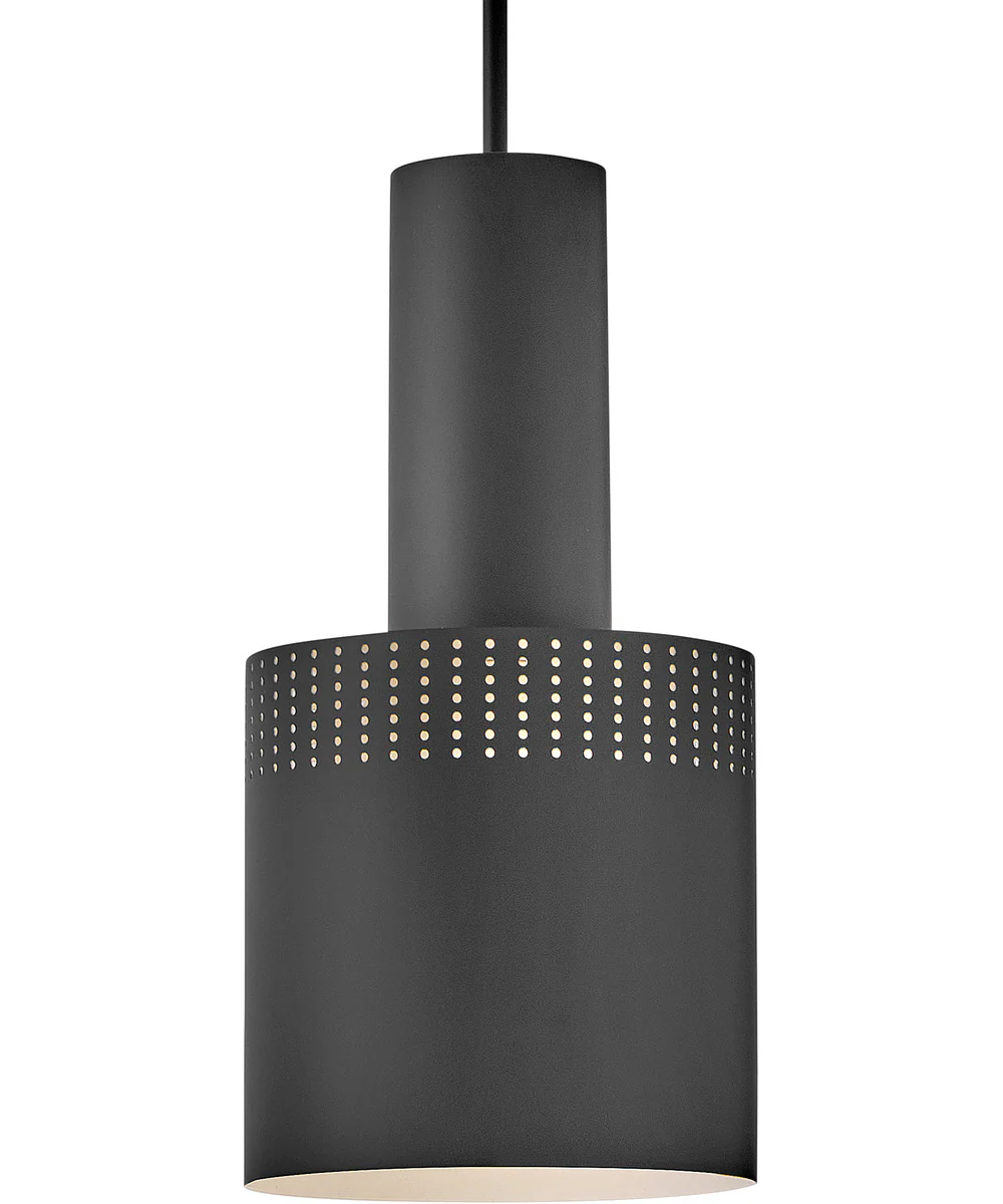 Casey 1-Light Small Pendant in Black - Image 5
